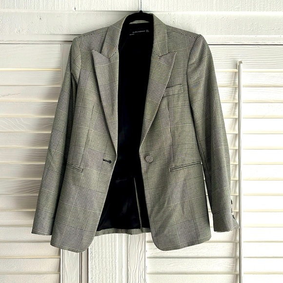 Zara women houndstooth blazer size small - Picture 1 of 8